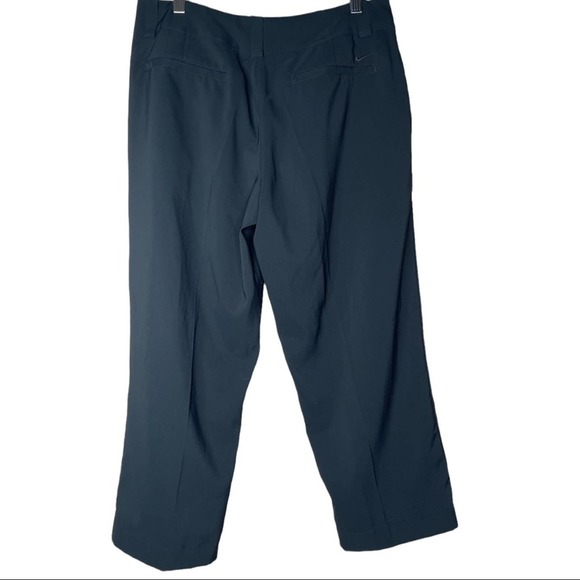Nike Golf Womens Dri Fit Tournament Crop Pants Black 256860 size 10 EUC - Picture 2 of 12
